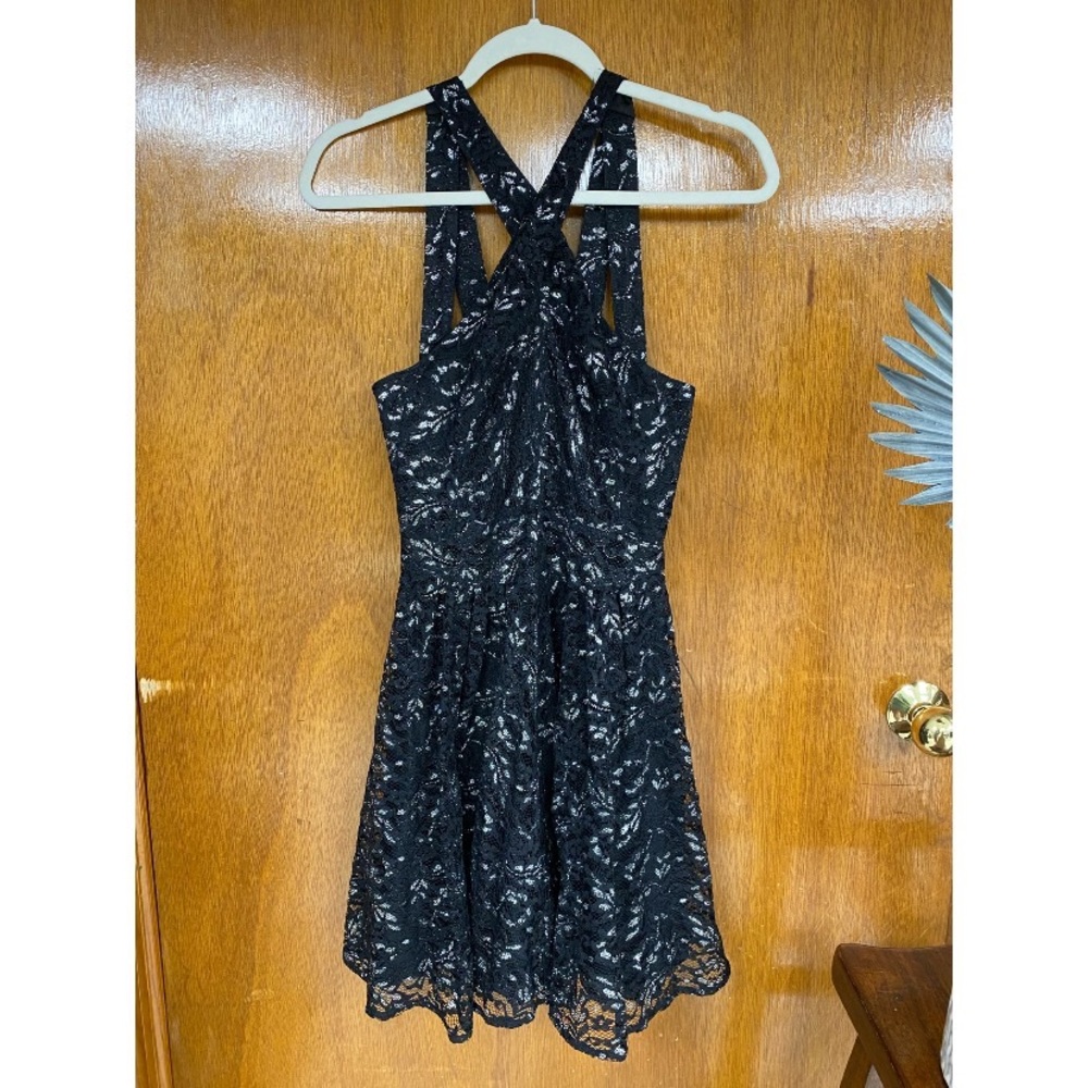 Black cocktail dress